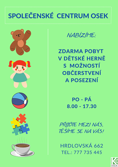 Nabídka Společenského centra Nabídka Společenského centra
